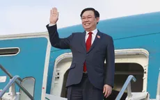Chủ tịch Quốc hội Vương Đình Huệ bắt đầu thăm chính thức Cộng hòa Đông Uruguay