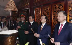 Chủ tịch nước Võ Văn Thưởng dâng hương tưởng niệm, tri ân các Vua Hùng