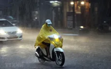 Chiều tối và đêm 30/4, Bắc Bộ có mưa dông vài nơi