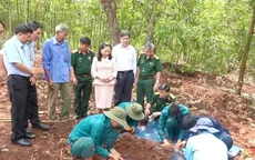 Phát hiện, cất bốc 20 hài cốt liệt sĩ tại Bình Phước