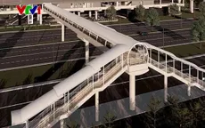 Thành phố Hồ Chí Minh xây cầu bộ hành kết nối Metro số 1