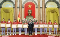 Chủ tịch nước biểu dương các “gương mặt vàng” của Đoàn Thể thao Việt Nam tại SEA Games 32