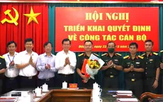 Đồng Nai: Công bố quyết định về công tác cán bộ Quân sự tỉnh