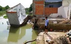 Liên tục sạt lở khu vực bờ kênh Cần Lố