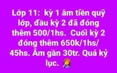 Nhà trường phản hồi bức xúc của phụ huynh về việc thu quỹ lớp "nhiều bất thường"