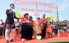Sôi động ngày hội hái quả mận hậu 2023