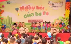 Hàng nghìn trẻ trải nghiệm Tết thiếu nhi tại Bệnh viện Nhi Trung ương