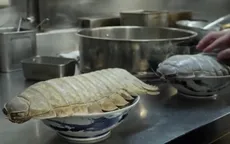 Món mì bọ biển khổng lồ ở Đài Loan (Trung Quốc) hút khách