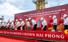 Tòa tháp đôi cao nhất Hải Phòng chính thức cất nóc