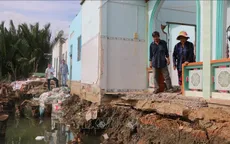 Khẩn trương khắc phục sự cố sạt lở tại Long An