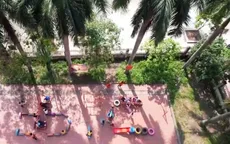 Sân chơi hòa nhập từ vật liệu tái chế