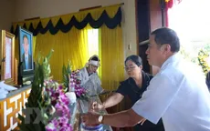 Truy thăng cấp bậc hàm đối với 4 cán bộ chiến sĩ công an xã hy sinh