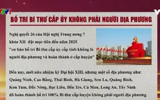 Bí thư cấp ủy không là người địa phương: Khắc phục tình trạng cục bộ, khép kín trong công tác cán bộ