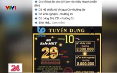 Giải cứu nhóm nạn nhân bị bán bởi chiêu lừa việc nhẹ lương cao