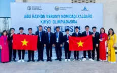 Việt Nam xếp thứ nhất toàn đoàn tại Olympic Hóa học Quốc tế Abu Reikhan Beruniy