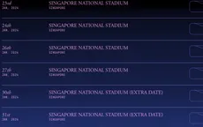 Người hâm mộ “phát cuồng” vì show diễn Coldplay tại Singapore