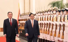 Lễ đón Thủ tướng Phạm Minh Chính thăm chính thức Trung Quốc