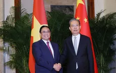 Thủ tướng Phạm Minh Chính hội kiến Ủy viên trưởng Nhân đại toàn quốc Trung Quốc Triệu Lạc Tế