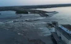Nổ đập thủy điện cấp nước cho Crimea ở miền Nam Ukraine, gây nguy cơ ngập lụt nghiêm trọng