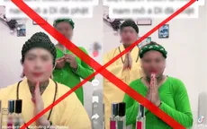 Đề nghị xử phạt TikToker hóa trang thành Đức Phật livestream bán hàng