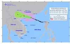 Bão số 1 cách Móng Cái (Quảng Ninh) khoảng 480km