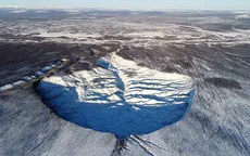 Hố băng vĩnh cửu lớn nhất thế giới ở Nga tan chảy