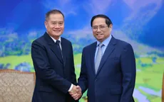 Thủ tướng Phạm Minh Chính tiếp Tổng giám đốc Thông tấn xã Pathet Lào
