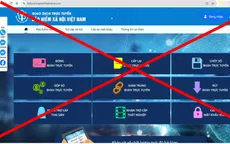 Xuất hiện trang web giả mạo Cổng dịch vụ công của BHXH Việt Nam
