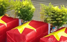 Truy điệu, cải táng hài cốt liệt sĩ ở An Giang và TP Cần Thơ