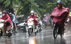 Ngày và đêm 28/7, Bắc Bộ có mưa dông, cục bộ có mưa to
