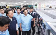 Thủ tướng làm việc với Công ty Samsung Electronics Việt Nam