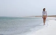 Biển Chết vắng du khách vì trời quá nóng