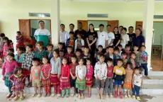 Hoa hậu Thùy Tiên cùng Quang Linh Vlogs hoàn thành dự án xây điểm trường tại Hà Giang