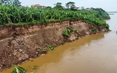 Sạt lở nghiêm trọng bờ sông Thao