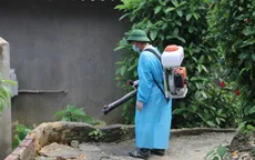 Lào Cai: Phun khử khuẩn môi trường sau sự cố tràn hồ chứa bùn quặng tại Tả Phời