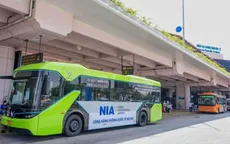 Thêm tuyến xe bus điện đến sân bay Nội Bài