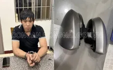 Bắt giữ đối tượng gây ra nhiều vụ trộm cắp gương chiếu hậu xe ô tô