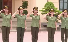 Những “bông hồng thép” của lực lượng cảnh vệ Công an nhân dân