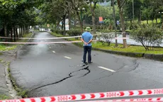 Đắk Nông: Đường Hồ Chí Minh sụp lún, khẩn trương di dời 16 hộ dân