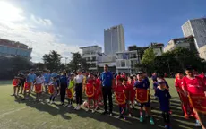 Sôi động giải bóng đá thiếu niên - nhi đồng Vạn Phúc năm 2023