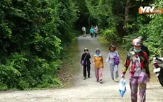 Phớt lờ cảnh báo nguy hiểm, nhiều người đi xem đá rơi