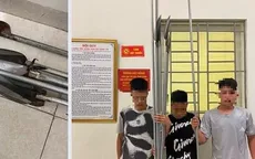 Hà Nội: Nhóm thanh niên mang 7 "phóng lợn" đi đánh nhau