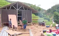 Dựng nhà cho người dân vùng lũ Mù Cang Chải