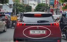 Hải Phòng: Cảnh báo hành vi sử dụng biển số xe giả