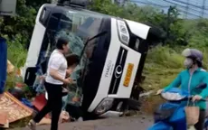 Bình Phước: Xe tải tông xe khách, nhiều người bị thương