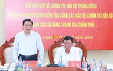Thực hiện tốt công tác bảo vệ chính trị nội bộ