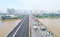 Sáng nay (30/8), khánh thành cầu Vĩnh Tuy 2, Hà Nội phân luồng lại giao thông