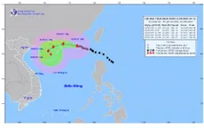Bão số 3 cách Hong Kong (Trung Quốc) khoảng 280km về phía Đông Đông Nam
