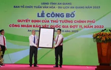 Mukhalinga Ba Thê được công nhận là Bảo vật quốc gia
