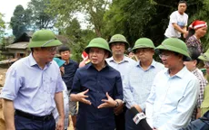 Phó Thủ tướng Trần Hồng Hà kiểm tra, chỉ đạo khắc phục hậu quả mưa lũ tại Lào Cai